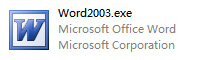 Microsoft Office Word 2003 SP3
