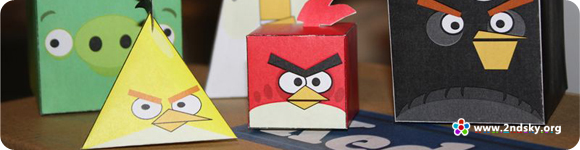 愤怒的小鸟3D纸模