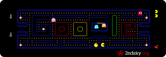 Google 纪念吃豆超人 Pacman 三十岁生日